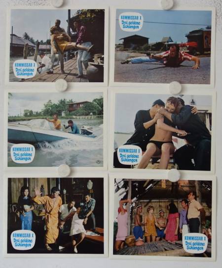 Kommissar X - Drei goldene Schlangen originaler deutscher Aushangfotosatz